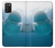 S1801 Beluga Whale Smile Whale Hülle Schutzhülle Taschen für Samsung Galaxy A03S