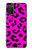 S1850 Pink Leopard Pattern Hülle Schutzhülle Taschen für Samsung Galaxy A03S