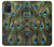 S1965 Peacock Feather Hülle Schutzhülle Taschen für Samsung Galaxy A03S