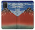 S2390 Katsushika Hokusai Red Fuji Hülle Schutzhülle Taschen für Samsung Galaxy A03S