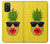 S2443 Funny Pineapple Sunglasses Kiss Hülle Schutzhülle Taschen für Samsung Galaxy A03S