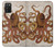 S2801 Vintage Octopus Hülle Schutzhülle Taschen für Samsung Galaxy A03S
