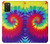 S2884 Tie Dye Swirl Color Hülle Schutzhülle Taschen für Samsung Galaxy A03S