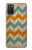 S3033 Vintage Wood Chevron Graphic Printed Hülle Schutzhülle Taschen für Samsung Galaxy A03S