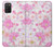 S3036 Pink Sweet Flower Flora Hülle Schutzhülle Taschen für Samsung Galaxy A03S