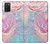 S3050 Vintage Pastel Flowers Hülle Schutzhülle Taschen für Samsung Galaxy A03S
