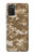 S3294 Army Desert Tan Coyote Camo Camouflage Hülle Schutzhülle Taschen für Samsung Galaxy A03S