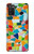 S3391 Abstract Art Mosaic Tiles Graphic Hülle Schutzhülle Taschen für Samsung Galaxy A03S