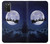 S3508 Xmas Santa Moon Hülle Schutzhülle Taschen für Samsung Galaxy A03S