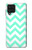 S1723 Mint Chevron Zigzag Hülle Schutzhülle Taschen für Samsung Galaxy A22 4G