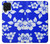S2244 Hawaiian Hibiscus Blue Pattern Hülle Schutzhülle Taschen für Samsung Galaxy A22 4G