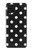 S2299 Black Polka Dots Hülle Schutzhülle Taschen für Samsung Galaxy A22 4G