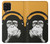 S2324 Funny Monkey with Headphone Pop Music Hülle Schutzhülle Taschen für Samsung Galaxy A22 4G