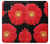 S2478 Red Daisy flower Hülle Schutzhülle Taschen für Samsung Galaxy A22 4G