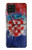 S3313 Croatia Flag Vintage Football Graphic Hülle Schutzhülle Taschen für Samsung Galaxy A22 4G
