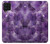 S3713 Purple Quartz Amethyst Graphic Printed Hülle Schutzhülle Taschen für Samsung Galaxy A22 4G