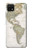 S0604 World Map Hülle Schutzhülle Taschen für Samsung Galaxy A22 5G