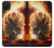 S0863 Hell Fire Skull Hülle Schutzhülle Taschen für Samsung Galaxy A22 5G
