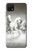 S0933 White Horses Hülle Schutzhülle Taschen für Samsung Galaxy A22 5G
