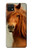 S1595 Beautiful Brown Horse Hülle Schutzhülle Taschen für Samsung Galaxy A22 5G