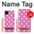 S2358 Pink Polka Dots Hülle Schutzhülle Taschen für Samsung Galaxy A22 5G