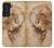 S1045 Leonardo da Vinci Woman's Head Hülle Schutzhülle Taschen für Samsung Galaxy S21 FE 5G