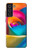 S1671 Rainbow Colorful Rose Hülle Schutzhülle Taschen für Samsung Galaxy S21 FE 5G