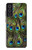 S1965 Peacock Feather Hülle Schutzhülle Taschen für Samsung Galaxy S21 FE 5G