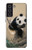 S2210 Panda Fluffy Art Painting Hülle Schutzhülle Taschen für Samsung Galaxy S21 FE 5G