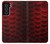 S2879 Red Arowana Fish Scale Hülle Schutzhülle Taschen für Samsung Galaxy S21 FE 5G