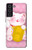 S3025 Pink Maneki Neko Lucky Cat Hülle Schutzhülle Taschen für Samsung Galaxy S21 FE 5G