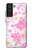 S3036 Pink Sweet Flower Flora Hülle Schutzhülle Taschen für Samsung Galaxy S21 FE 5G