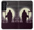 S3262 Grim Reaper Night Moon Cemetery Hülle Schutzhülle Taschen für Samsung Galaxy S21 FE 5G