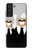 S3557 Bear in Black Suit Hülle Schutzhülle Taschen für Samsung Galaxy S21 FE 5G