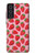 S3719 Strawberry Pattern Hülle Schutzhülle Taschen für Samsung Galaxy S21 FE 5G