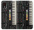 S0061 Synthesizer Hülle Schutzhülle Taschen für Samsung Galaxy Xcover 5