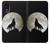 S1981 Wolf Howling at The Moon Hülle Schutzhülle Taschen für Samsung Galaxy Xcover 5
