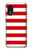 S2364 Red and White Striped Hülle Schutzhülle Taschen für Samsung Galaxy Xcover 5
