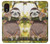 S3138 Cute Baby Sloth Paint Hülle Schutzhülle Taschen für Samsung Galaxy Xcover 5