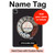 S0059 Retro Rotary Phone Dial On Hülle Schutzhülle Taschen für iPad Pro 12.9 (2022, 2021, 2020, 2018), iPad Air 13 (2025, 2024)