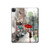 S0108 Girl in The Rain Hülle Schutzhülle Taschen für iPad Pro 12.9 (2022, 2021, 2020, 2018), iPad Air 13 (2025, 2024)