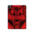 S1090 Red Wolf Hülle Schutzhülle Taschen für iPad Pro 12.9 (2022, 2021, 2020, 2018), iPad Air 13 (2025, 2024)
