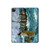 S1722 Jesus Walk on The Sea Hülle Schutzhülle Taschen für iPad Pro 12.9 (2022, 2021, 2020, 2018), iPad Air 13 (2025, 2024)
