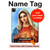 S2420 The Virgin Mary Santa Maria Hülle Schutzhülle Taschen für iPad Pro 12.9 (2022, 2021, 2020, 2018), iPad Air 13 (2025, 2024)
