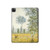 S2682 Claude Monet Fields In Spring Hülle Schutzhülle Taschen für iPad Pro 12.9 (2022, 2021, 2020, 2018), iPad Air 13 (2025, 2024)
