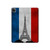 S2859 Vintage France Flag Eiffel Tower Hülle Schutzhülle Taschen für iPad Pro 12.9 (2022, 2021, 2020, 2018), iPad Air 13 (2025, 2024)