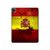 S2984 Spain Football Soccer Hülle Schutzhülle Taschen für iPad Pro 12.9 (2022, 2021, 2020, 2018), iPad Air 13 (2025, 2024)