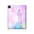 S2992 Princess Pastel Silhouette Hülle Schutzhülle Taschen für iPad Pro 12.9 (2022, 2021, 2020, 2018), iPad Air 13 (2025, 2024)