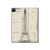 S3474 Eiffel Architectural Drawing Hülle Schutzhülle Taschen für iPad Pro 12.9 (2022, 2021, 2020, 2018), iPad Air 13 (2025, 2024)