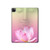 S3511 Lotus flower Buddhism Hülle Schutzhülle Taschen für iPad Pro 12.9 (2022, 2021, 2020, 2018), iPad Air 13 (2025, 2024)